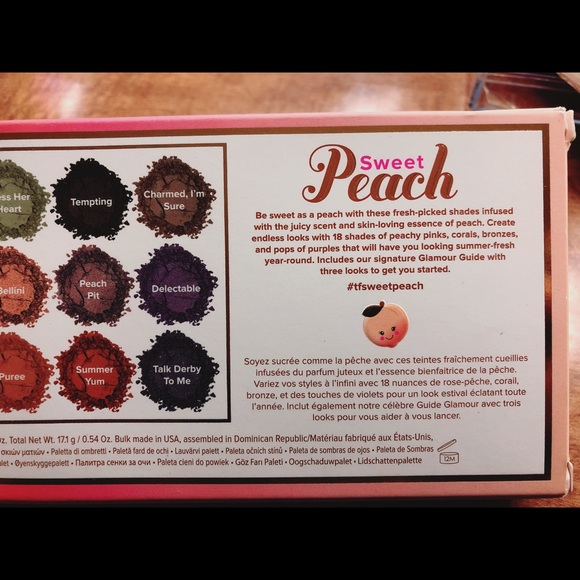 Nib Too Faced Sweet Peach Eyeshadows Palette Auth. - Picture 4 of 8